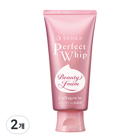 센카 NEW 퍼펙트 휩 콜라겐 인 에이 클렌징폼, 120g, 2개