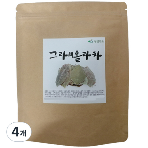청명약초 그라비올라차 티백 인도네시아산, 1.2g, 20개입, 4개