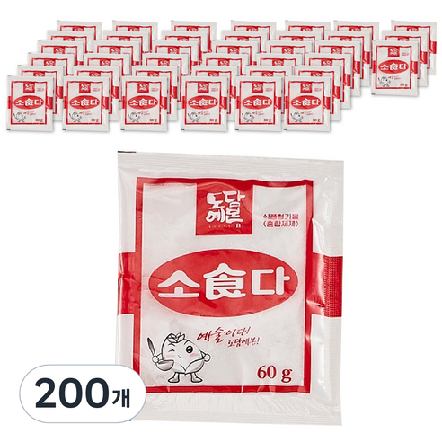 초야식품 담울 식소다, 60g, 200개