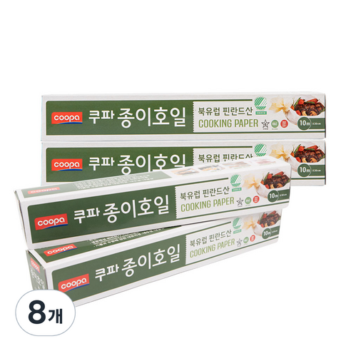 쿠파 종이호일 30cmx10m, 10m, 1개입, 8개