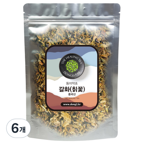동이약초 칠꽃 갈화, 150g, 6개