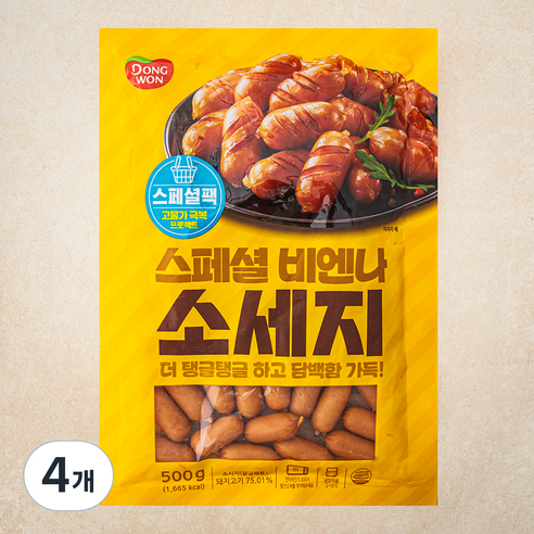 동원 스페셜 비엔나 소시지, 500g, 4개