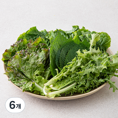 한 끼 모둠쌈, 100g, 6개