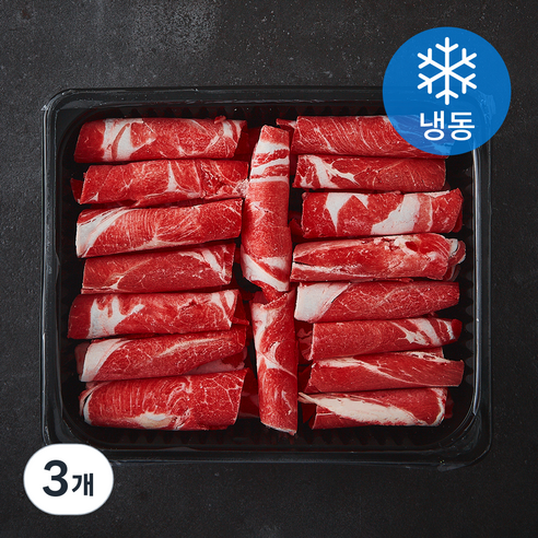 고메프리미엄 양고기 샤브샤브용 (냉동), 3개, 300g