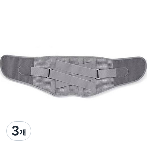 O2메디칼 이중 벨크로 허리보호대 CB-6221, 3개