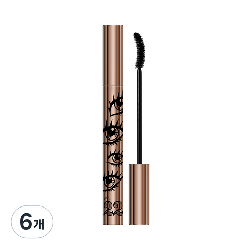 조성아22 동공미인 퍼펙트 롱앤컬 마스카라 6.5g, 블랙, 6개