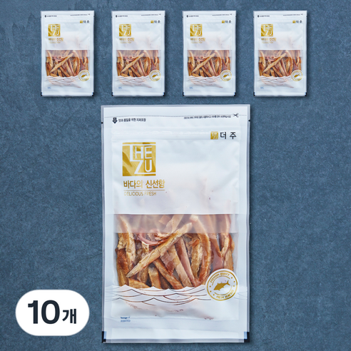 더주 바베큐 조미 오징어, 100g, 10개