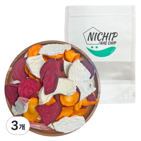 건조과일야채 ABC칩, 100g, 3개
