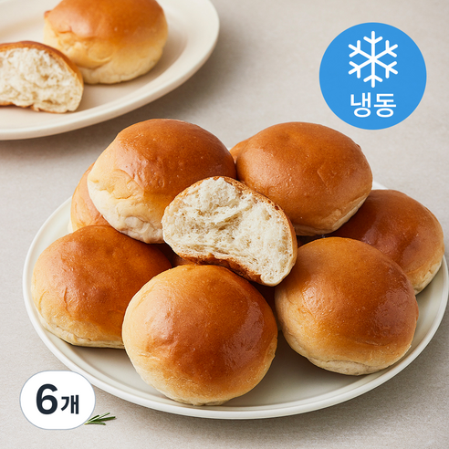 외계인방앗간 현미모닝빵 (냉동), 400g, 6개