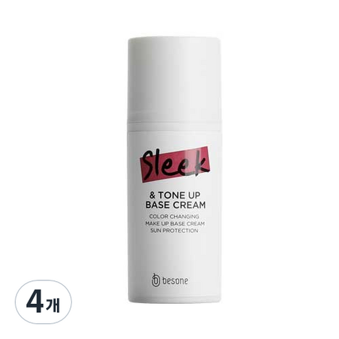 베쏘네 슬릭 앤 톤업 베이스크림 30ml, 화이트, 4개