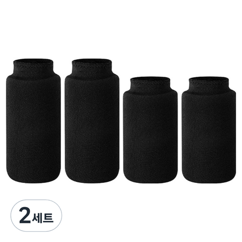 휴다온 손가락 보호대 아이싱 온찜질 마사지기 2종 x 2p 세트 블랙, 2세트