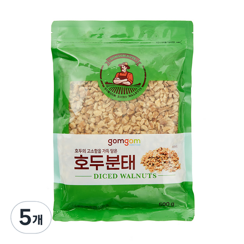 곰곰 호두분태, 5개, 500g