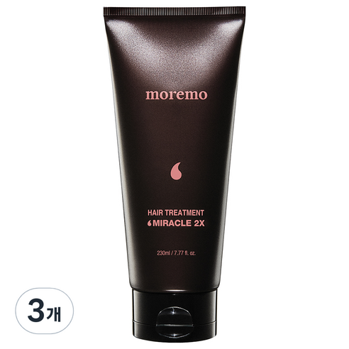 모레모 단백질 헤어트리트먼트 미라클 2X, 230ml, 3개