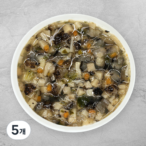 짱죽 12개월부터 이유식 반찬 해삼버섯탕, 100g, 5개, 혼합맛(해삼/버섯)