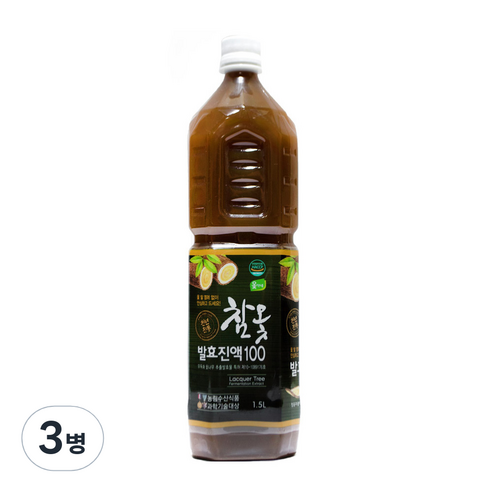 동광한방몰 참옻 발효 진액 100 건강음료, 1.5L, 3개
