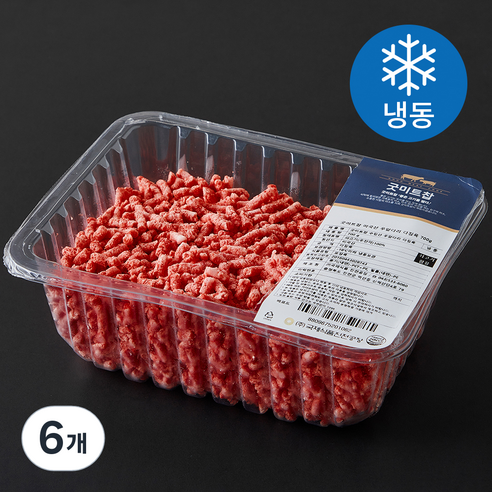 굿미트찹 미국산 우앞다리 다짐육 (냉동), 700g, 6개