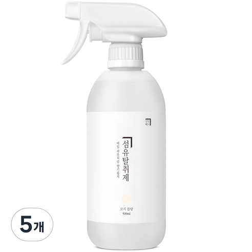 살림백서 코지 블랑 섬유탈취제, 500ml, 5개