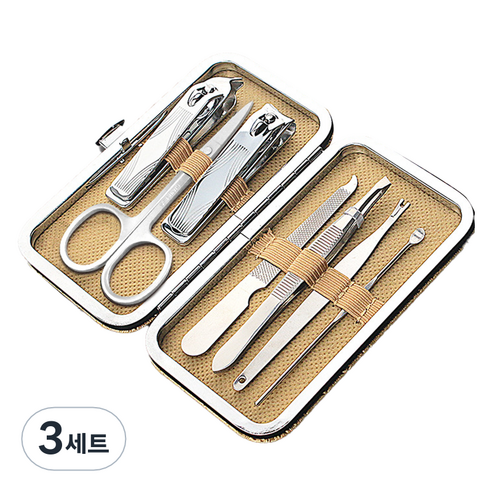 오와이규 가정용 손톱깎이 7종 세트, 샴페인, 3세트