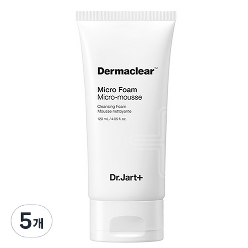 닥터자르트 더마클리어 마이크로 폼 클렌져, 120ml, 5개