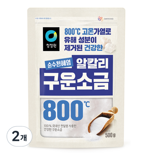 청정원 순수천혜염 알칼리 구운소금