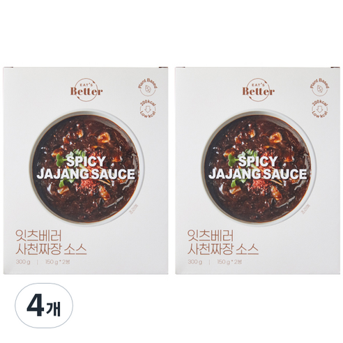 잇츠베러 사천짜장 소스, 150g, 4개