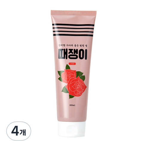 때쟁이 바디 필링 젤 장미향, 250ml, 4개