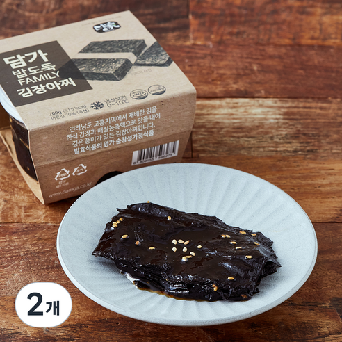 담가 김장아찌, 200g, 2개