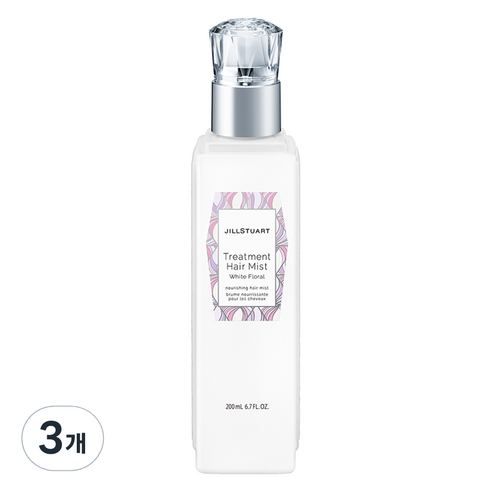 질스튜어트 뷰티 화이트 플로럴 트리트먼트 헤어 미스트, 200ml, 3개