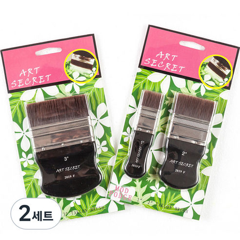 아트시크릿 백붓 1 + 2 + 3 2019F 세트, 25mm, 50mm, 76mm, 2세트