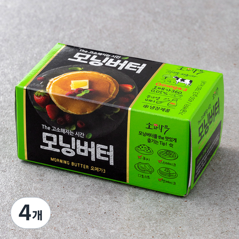 소와나무 모닝버터 오메가3, 450g, 4개