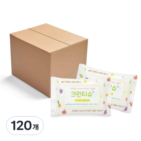 크린티슈 물에 잘풀어지는 비데티슈, 20매, 120개