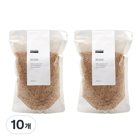 나노클린화이트 제올라이트 실내탈취제, 1kg, 10개