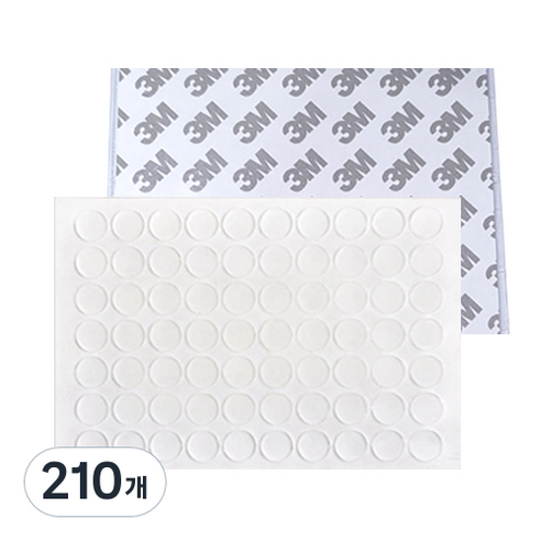 쓰리엠 범폰, 210개, 투명