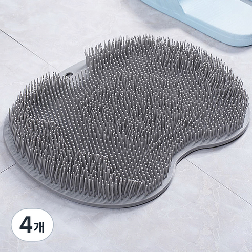 컬라피 발 브러쉬 매트 그레이 325g, 1개입, 4개
