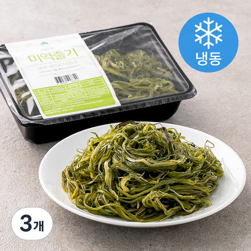 산골어부 미역줄기 (냉동), 250g, 3개