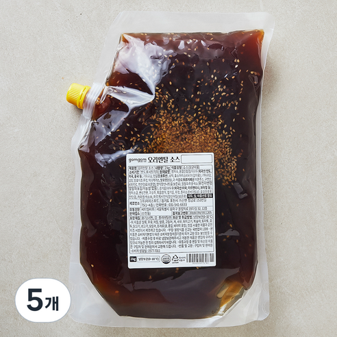 곰곰 오리엔탈 소스, 2kg, 5개