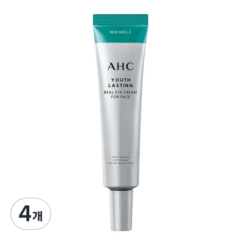 AHC 유스래스팅 리얼 아이크림 포 페이스, 35ml, 4개