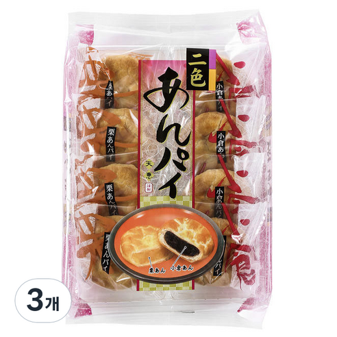 텐케이 두가지맛 파이, 220g, 3개