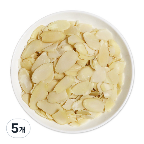 웰넛 자연두레 백아몬드 슬라이스, 500g, 5개