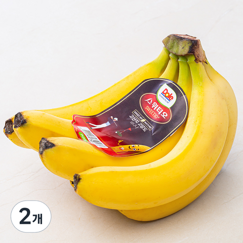 스위티오 Dole 바나나, 1.2kg 내외, 2개