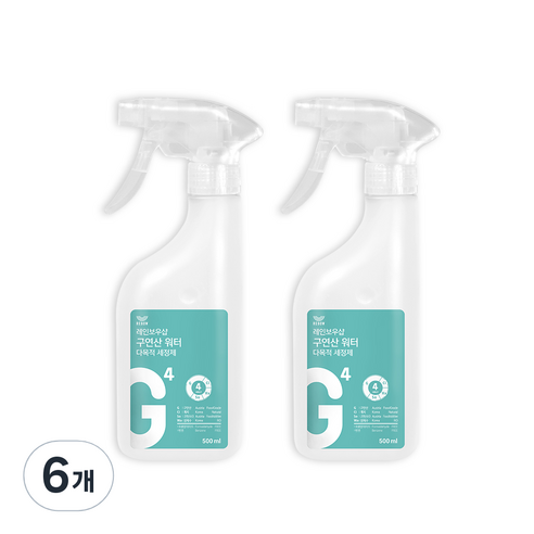 레인보우샵 구연산 워터 다목적세정제, 500ml, 6개입