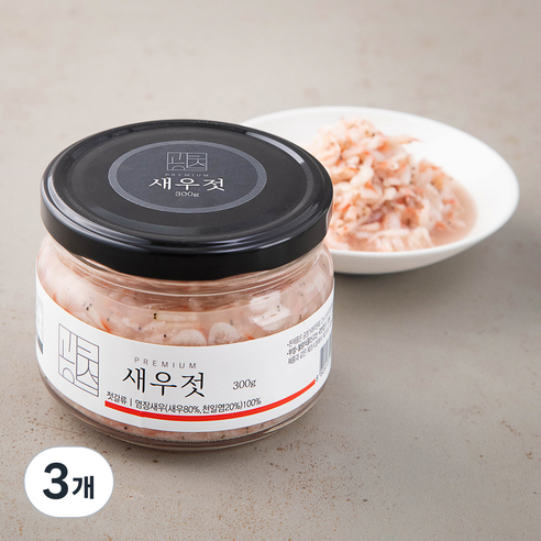 광천수산 새우젓, 300g, 3개
