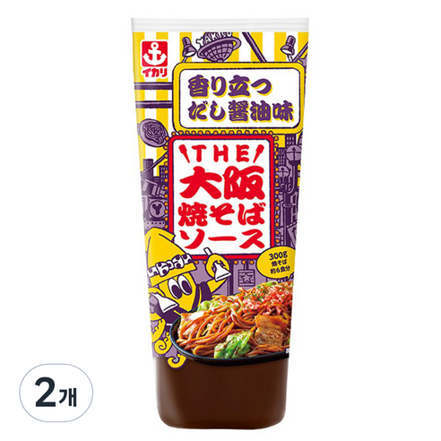 이카리 오사카풍 야끼소바 소스, 300g, 2개