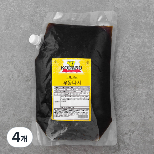 코다노 우동다시, 2kg, 4개