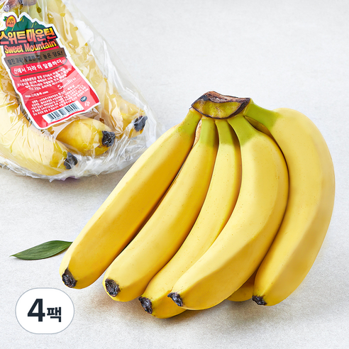 스위트마운틴 베트남산 스미후루 바나나, 1.2kg 내외, 4팩