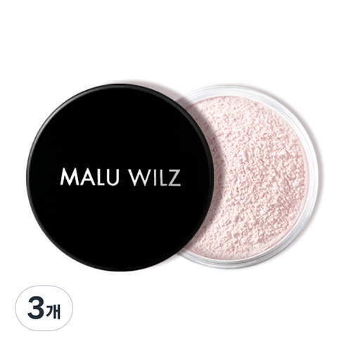 마루빌츠 픽싱 파우더 15g, 투명(밝은베이지), 3개