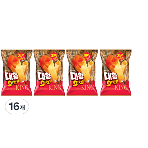 오감자 대왕 찍먹 크리미칠리소스맛, 65g, 16개