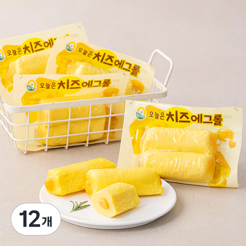 풍요한아침 오늘은 치즈에그롤, 120g, 12개