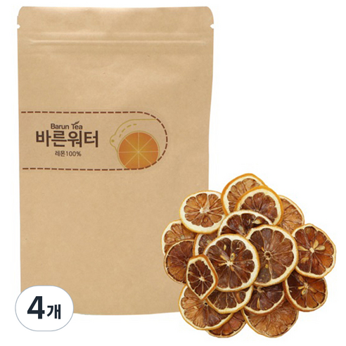 웰보에이치엔에프 바른워터 레몬, 20g, 4개