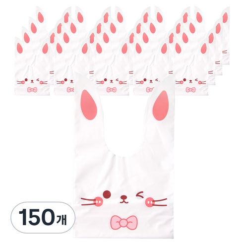 러블리 미니 포장 구디백, 윙크토끼, 150개